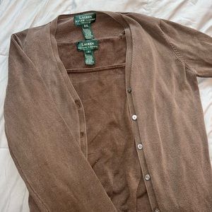 Lauren by Ralph Lauren tank and cardigan set